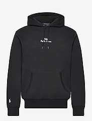 Polo Ralph Lauren - Logo Double-Knit Hoodie - džemperi ar kapuci - polo black - 0