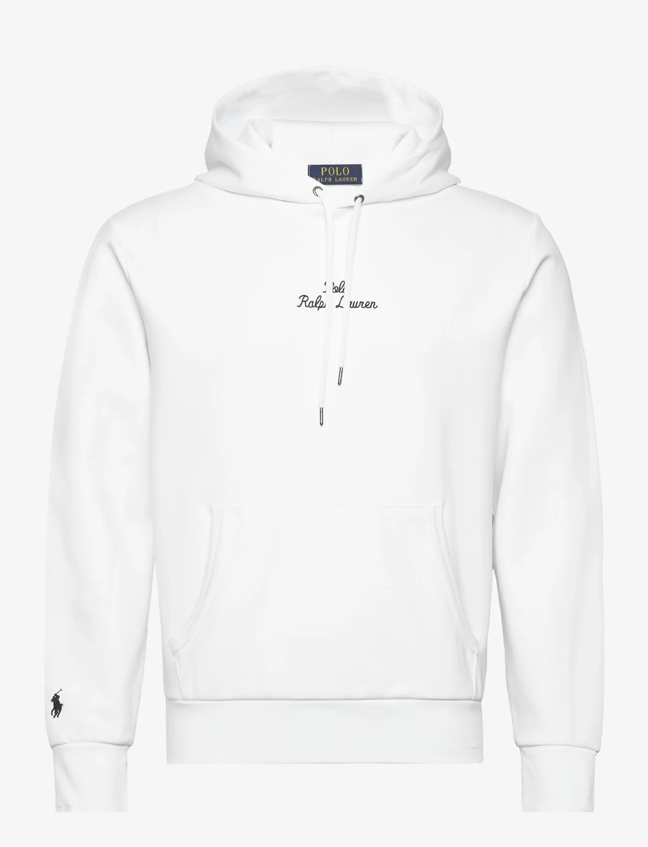 Polo Ralph Lauren - Logo Double-Knit Hoodie - džemperiai su gobtuvu - white - 0