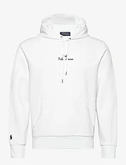 Polo Ralph Lauren - Logo Double-Knit Hoodie - džemperiai su gobtuvu - white - 0