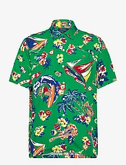 Polo Ralph Lauren - Classic Fit Polo Bear-Print Camp Shirt - short-sleeved shirts - 6367 surfer bear - 0