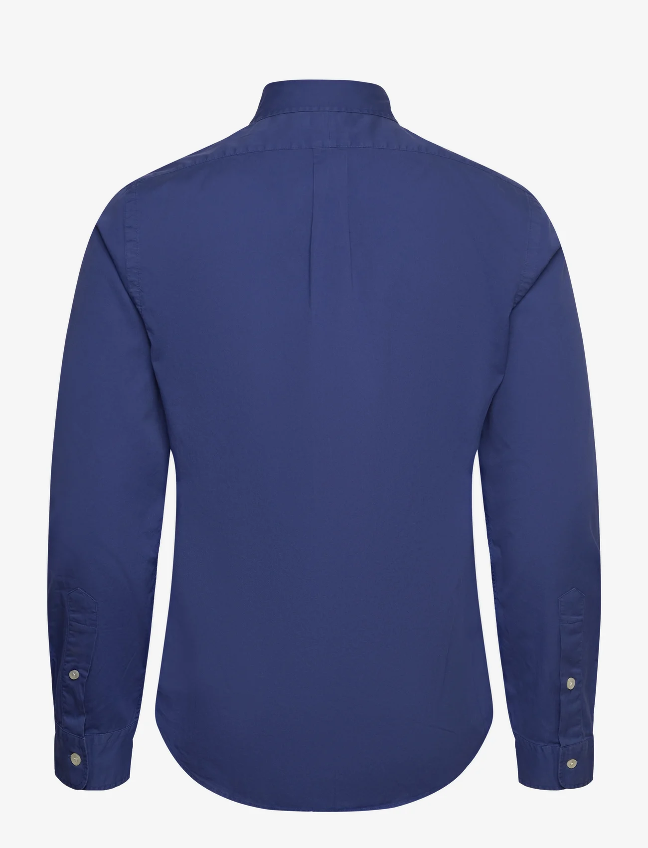 Polo Ralph Lauren - Slim Fit Garment-Dyed Twill Shirt - avslappede skjorter - beach royal - 1