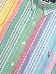 Polo Ralph Lauren - Slim Fit Striped Oxford Shirt - chemises oxford - 6346a green/yello - 3