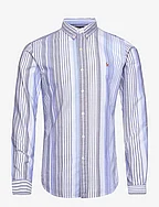 Slim Fit Striped Oxford Shirt - 6346B BLUE MULTI