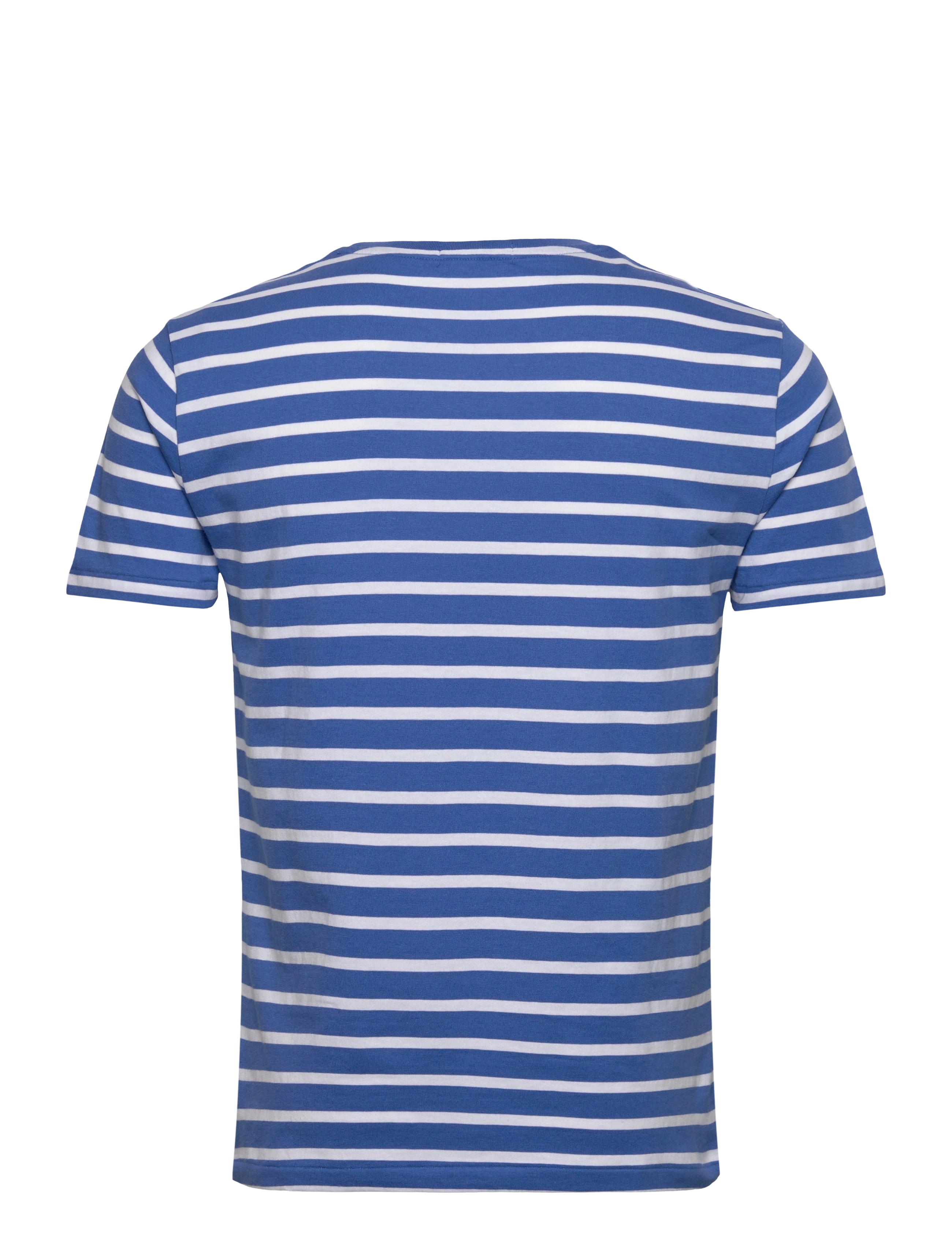 Polo Ralph Lauren - Custom Slim Fit Striped Jersey T-Shirt - embayment blue/wh - 1