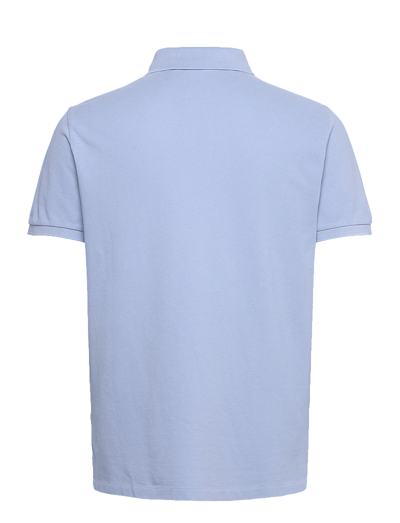 Polo Ralph Lauren - Custom Slim Fit Big Pony Mesh Polo Shirt - kortärmade pikéer - chambray blue - 1