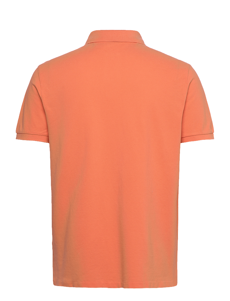 Polo Ralph Lauren - Custom Slim Fit Big Pony Mesh Polo Shirt - lühikeste varrukatega polod - classic peach - 1