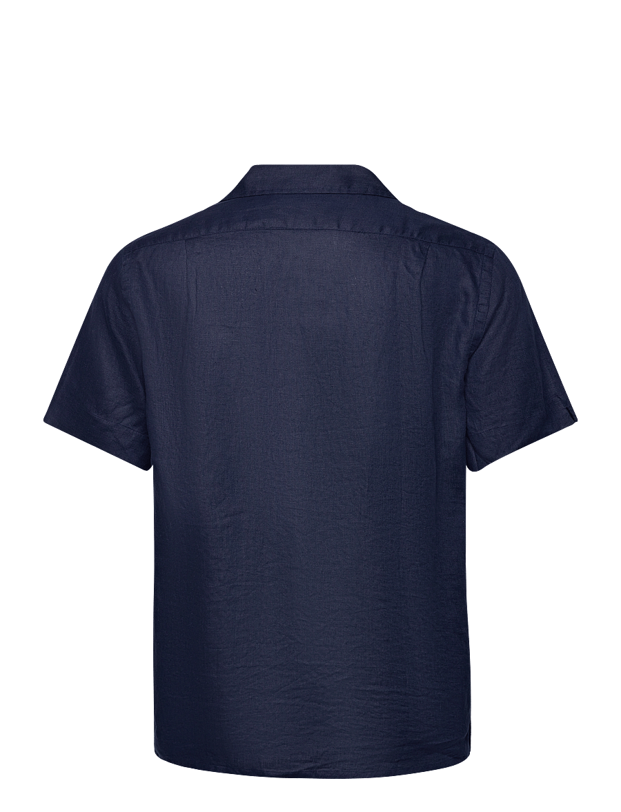 Polo Ralph Lauren - Classic Fit Linen Camp Shirt - newport navy - 1
