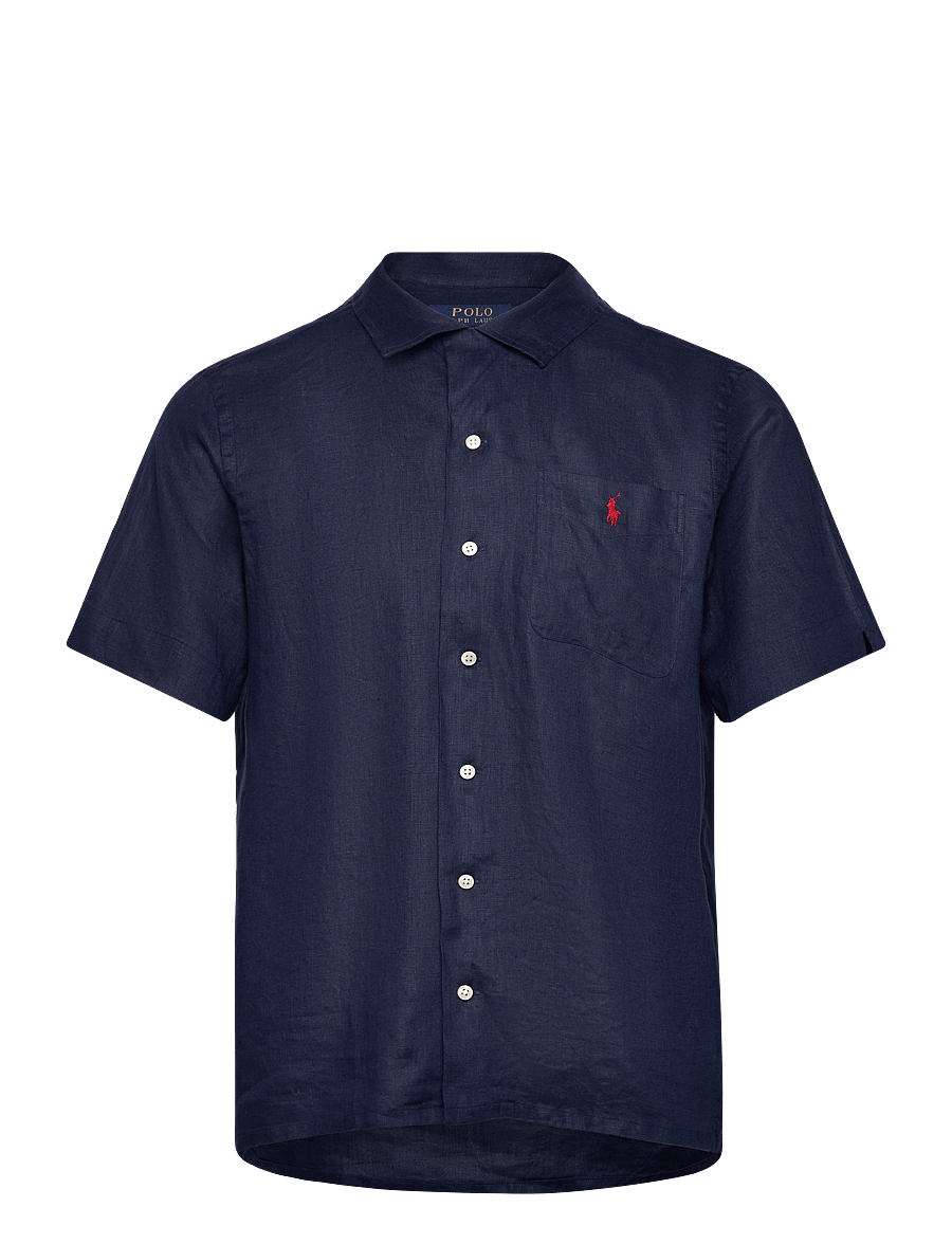 Polo Ralph Lauren - Classic Fit Linen Camp Shirt - newport navy - 2