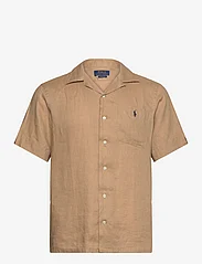 Polo Ralph Lauren - Classic Fit Linen Camp Shirt - kurzarmhemden - vintage khaki - 0