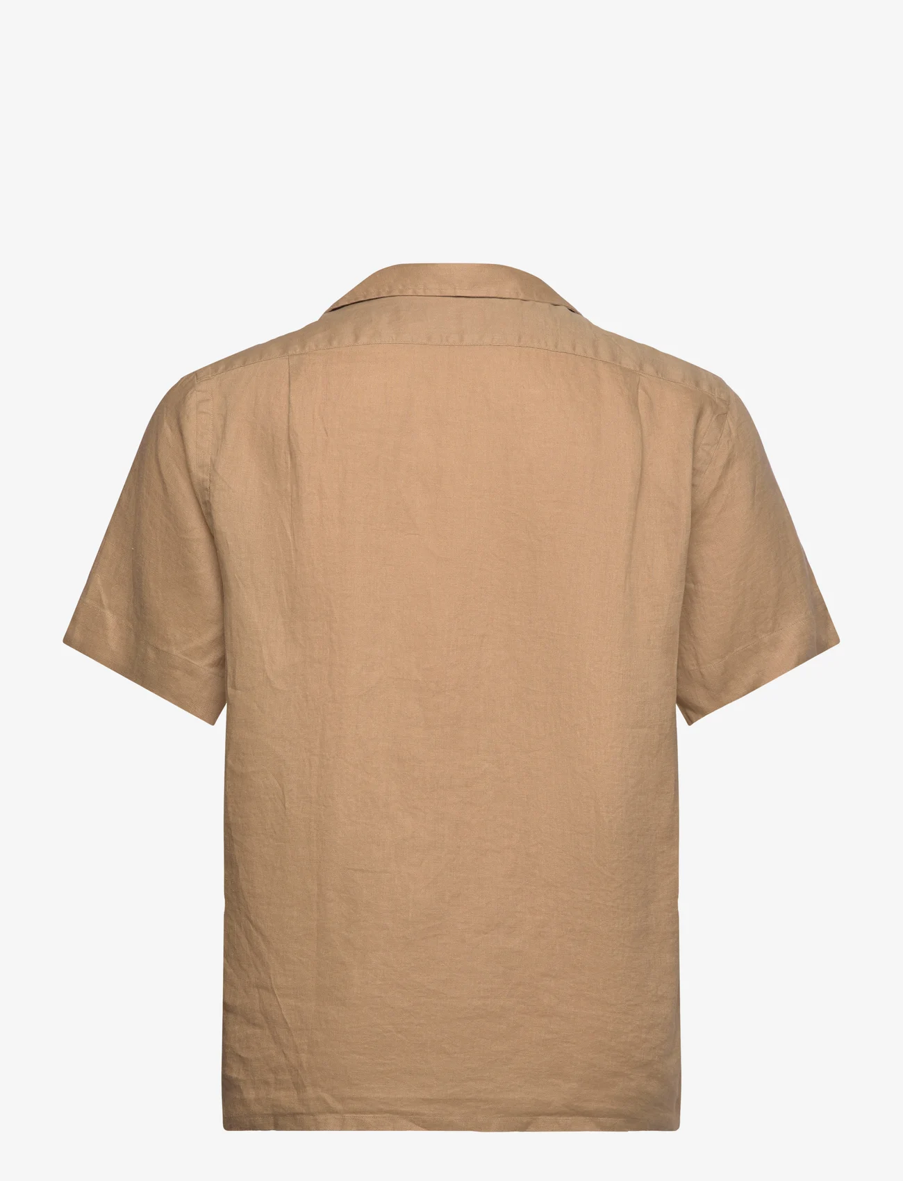 Polo Ralph Lauren - Classic Fit Linen Camp Shirt - kurzarmhemden - vintage khaki - 1