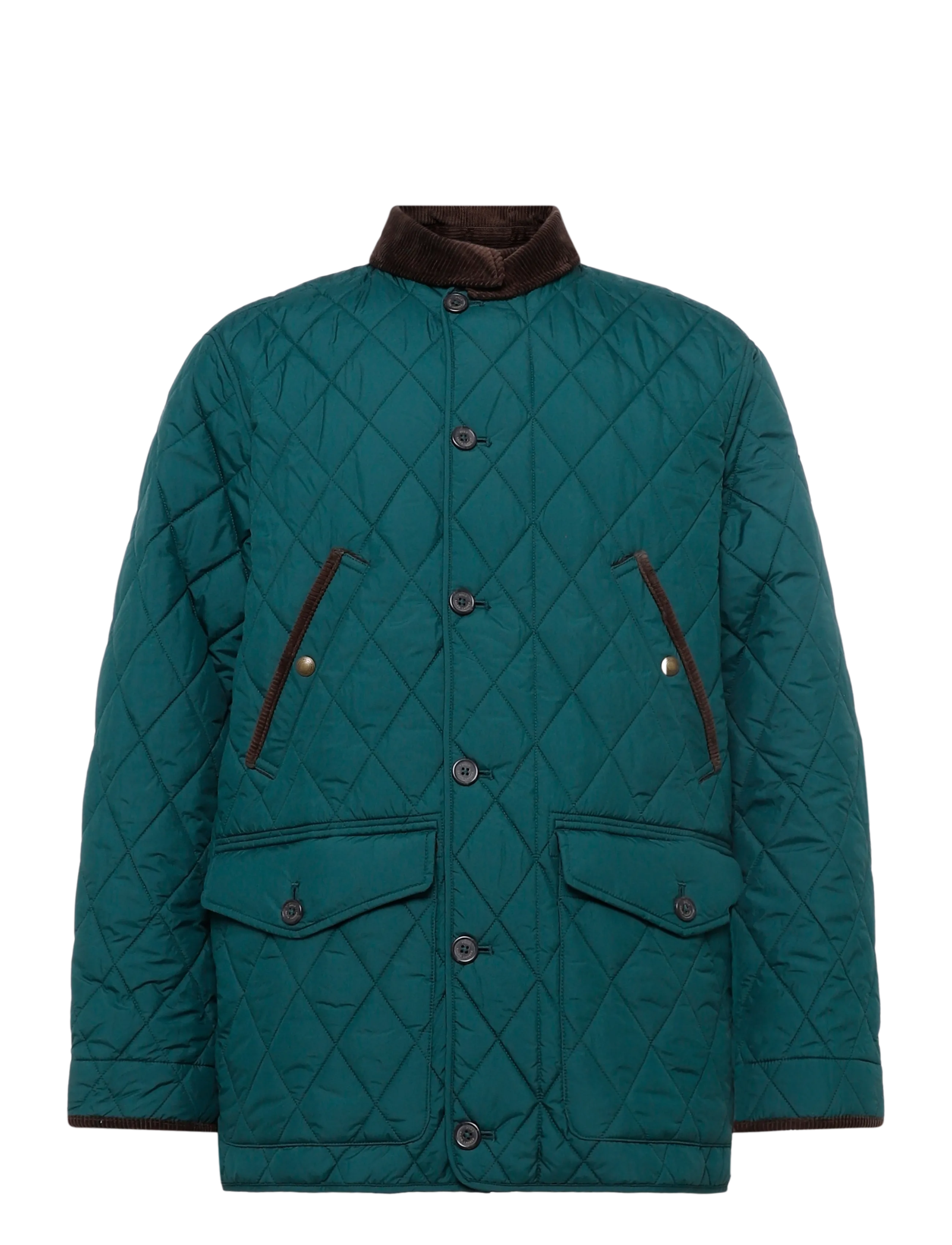 Polo Ralph Lauren - The Beaton Car Coat - quilted jackets - moss agate - 1