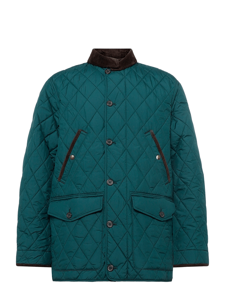 Polo Ralph Lauren - The Beaton Car Coat - quiltede - moss agate - 1