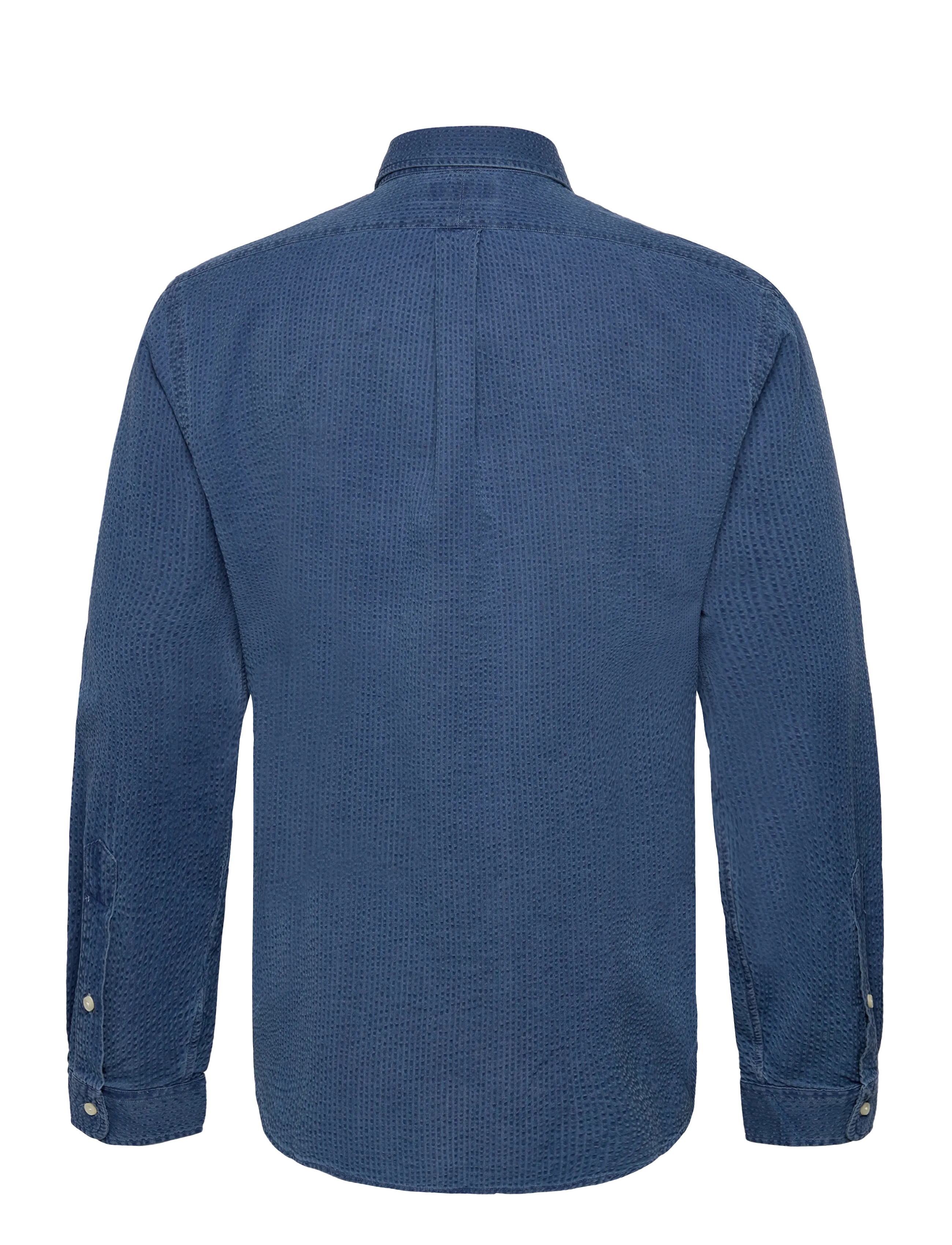 Polo Ralph Lauren - Custom Fit Seersucker Shirt - vabaajasärgid - dark indigo - 1