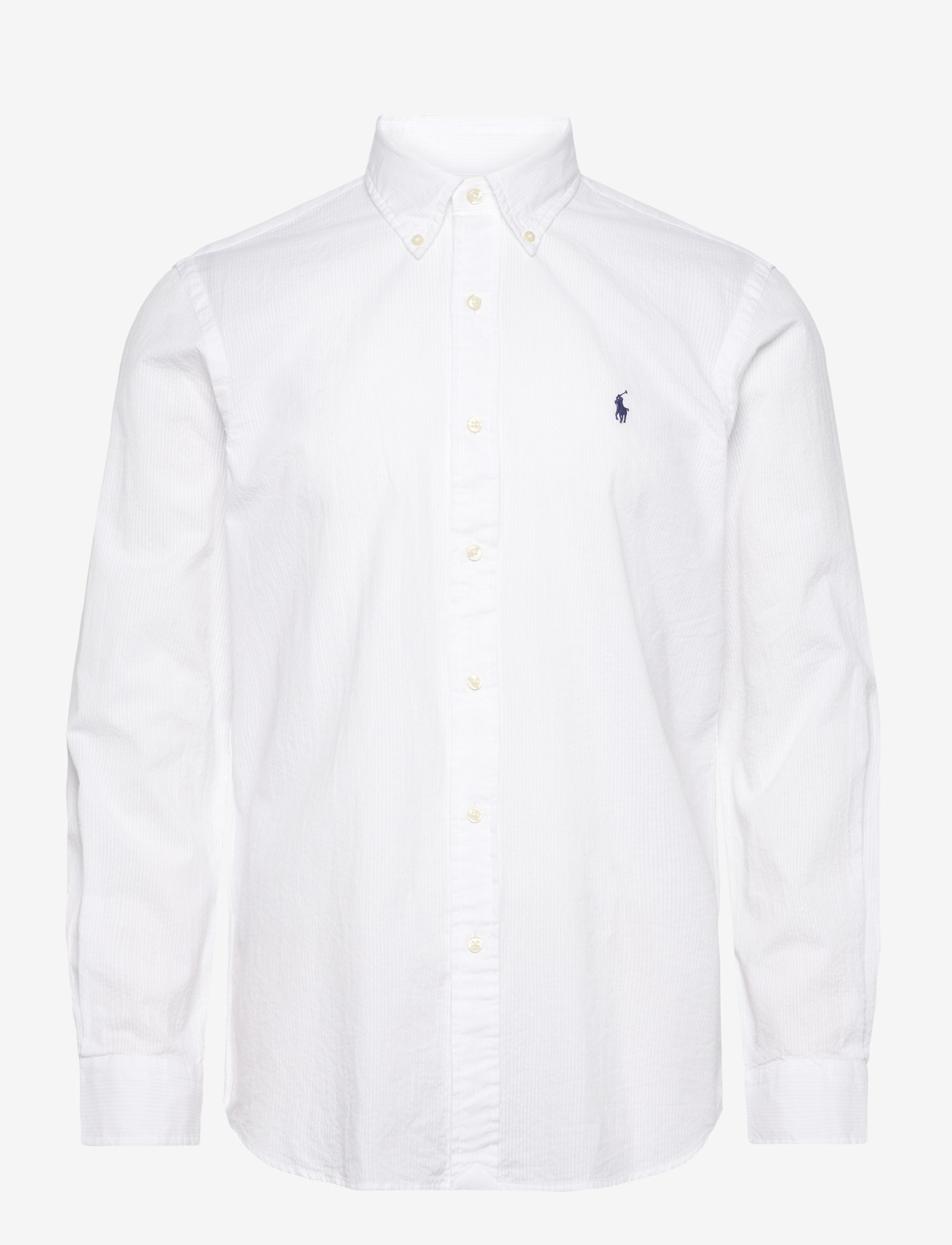 Polo Ralph Lauren - Custom Fit Seersucker Shirt - casual - white - 0