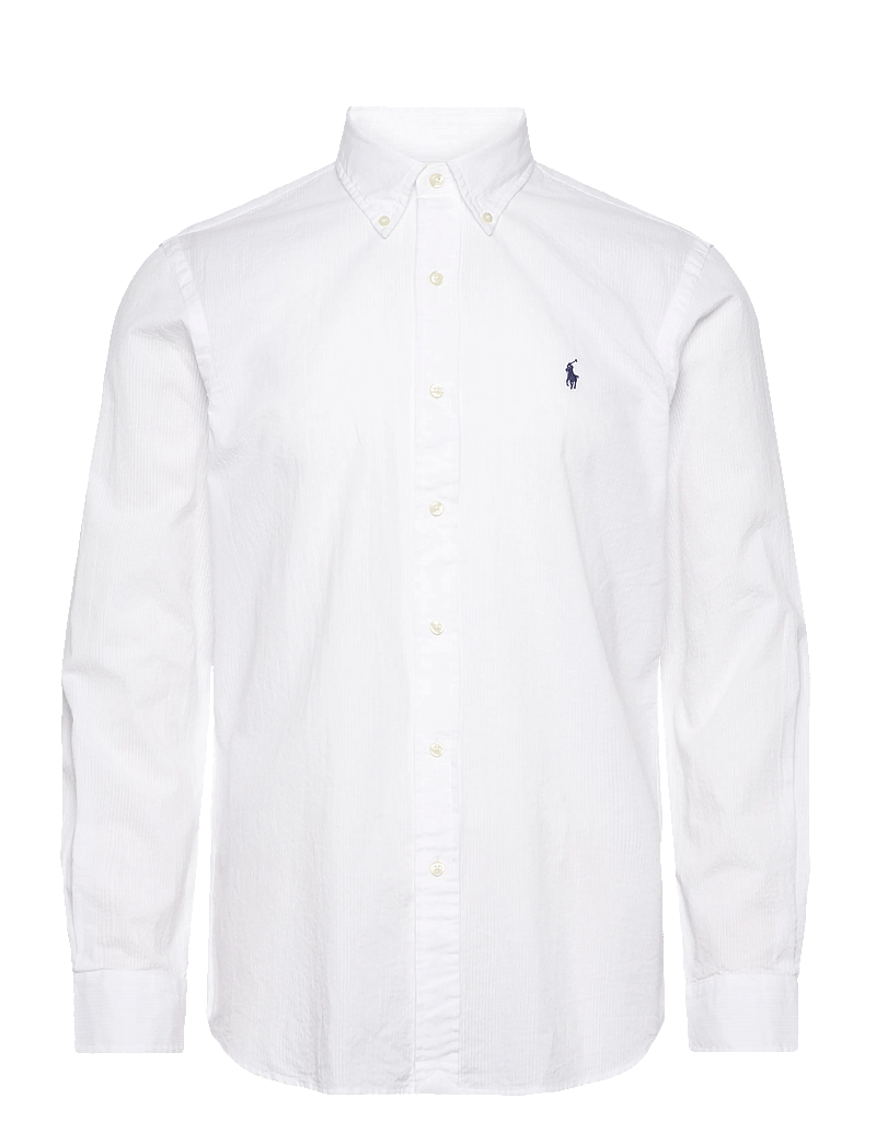 Polo Ralph Lauren - Custom Fit Seersucker Shirt - casual - white - 0
