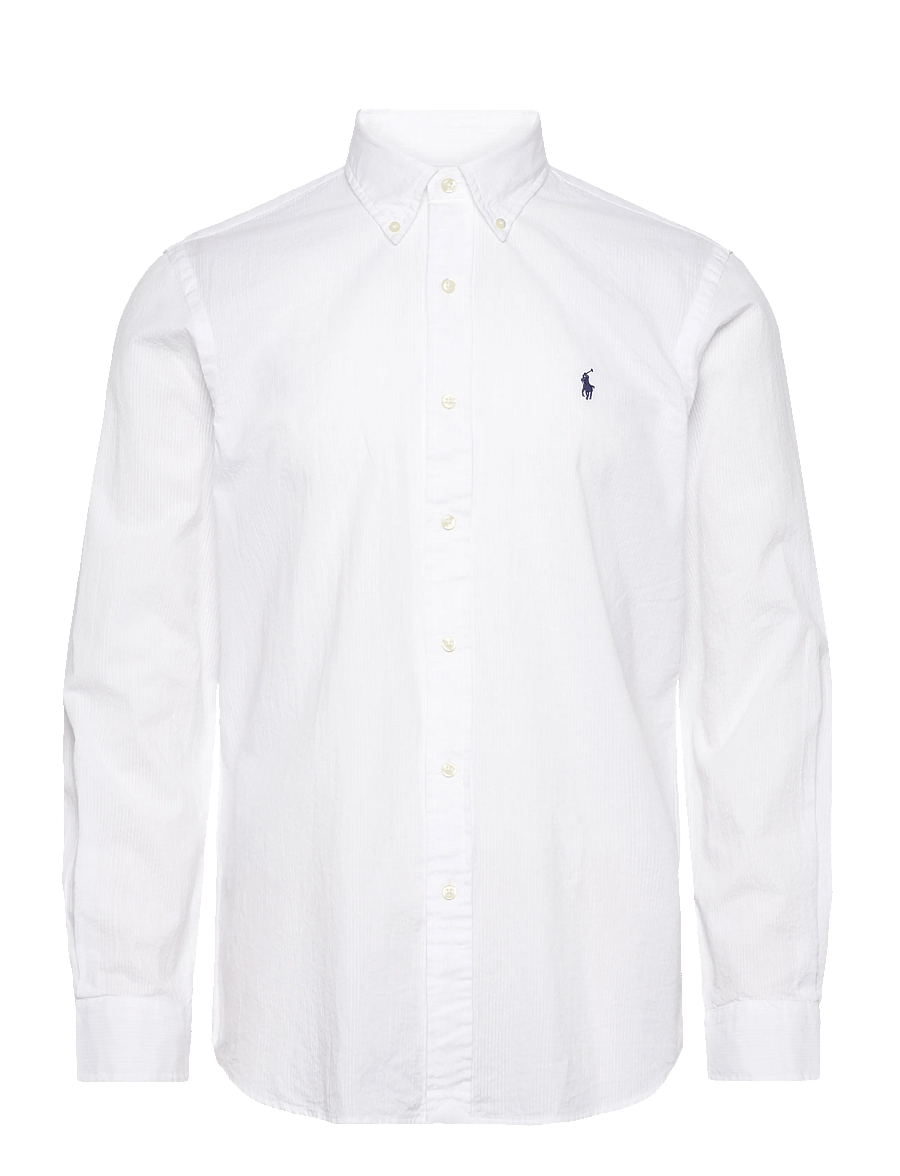 Polo Ralph Lauren - Custom Fit Seersucker Shirt - casual hemden - white - 1