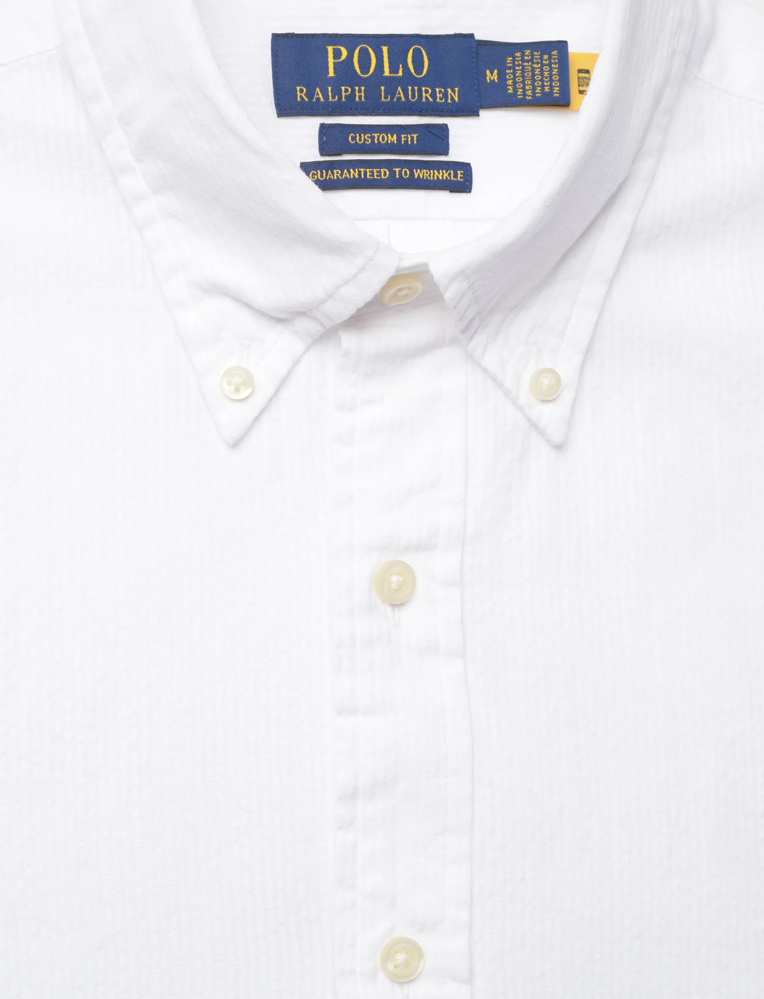 Polo Ralph Lauren - Custom Fit Seersucker Shirt - casual hemden - white - 2