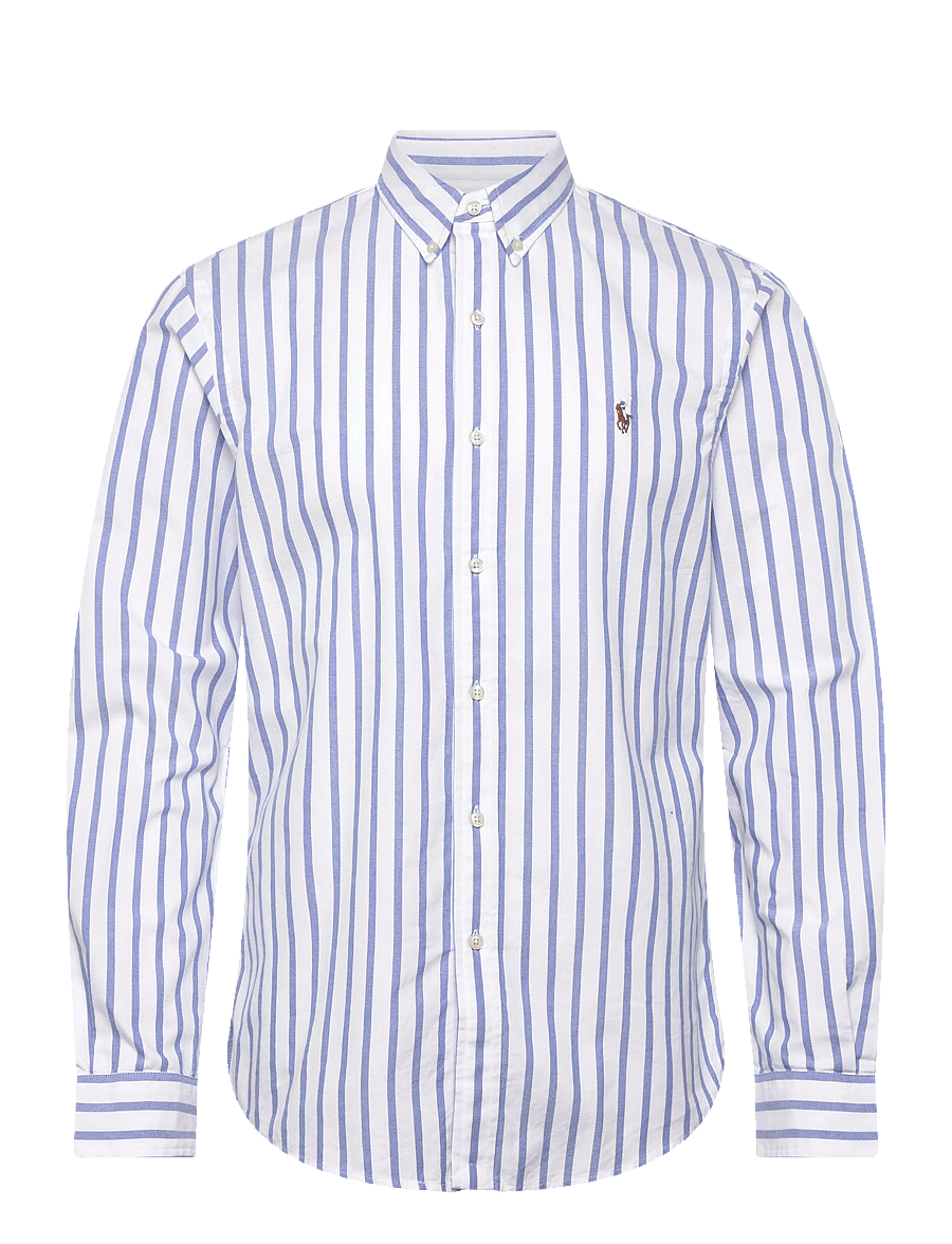Polo Ralph Lauren - Slim Fit Striped Oxford Shirt - chemises à rayures - 5149a blue/white - 1