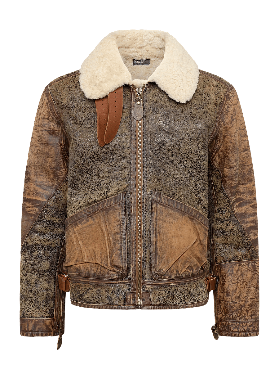 Polo Ralph Lauren - LW ICELANDIC SHRLNG-LW SHEARLING BO - lendurijakid - brown earth - 0