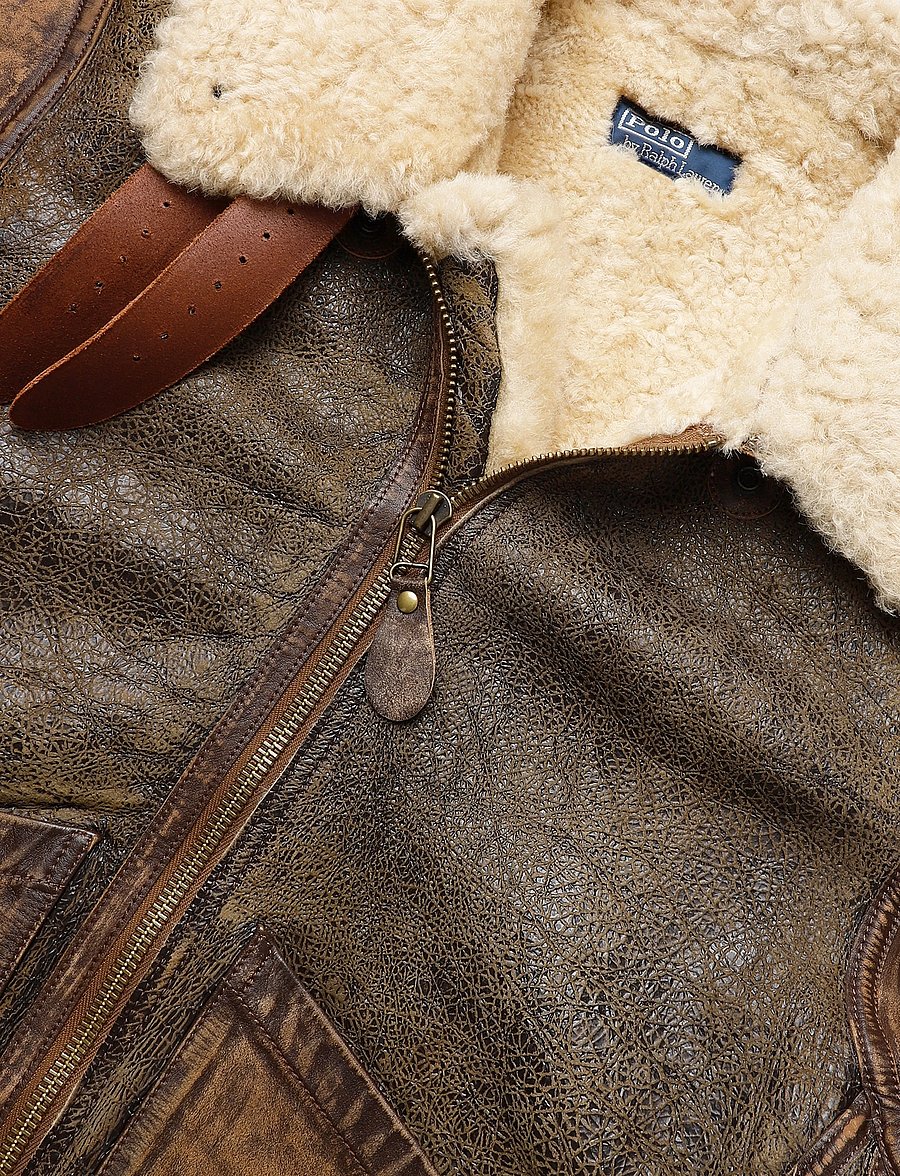 Polo Ralph Lauren - LW ICELANDIC SHRLNG-LW SHEARLING BO - lendurijakid - brown earth - 2