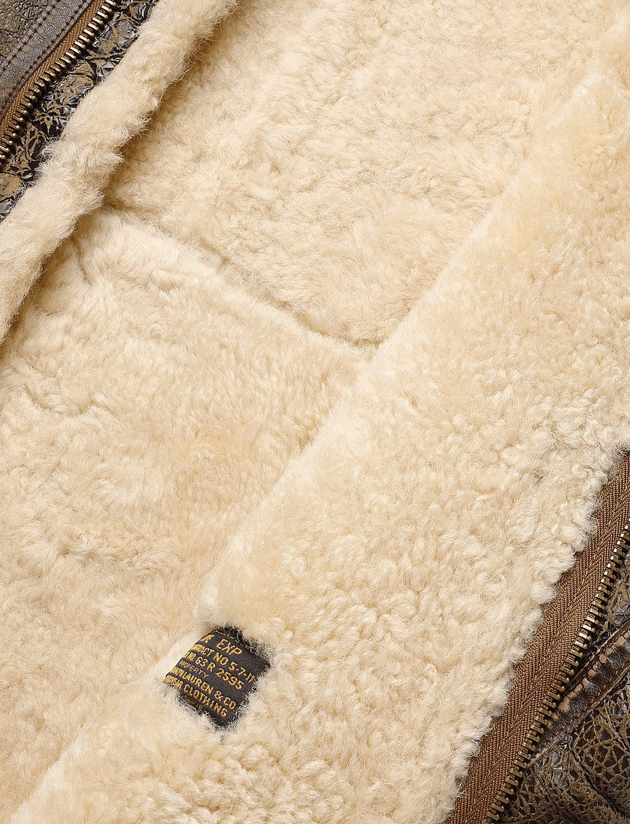 Polo Ralph Lauren - LW ICELANDIC SHRLNG-LW SHEARLING BO - lendurijakid - brown earth - 4