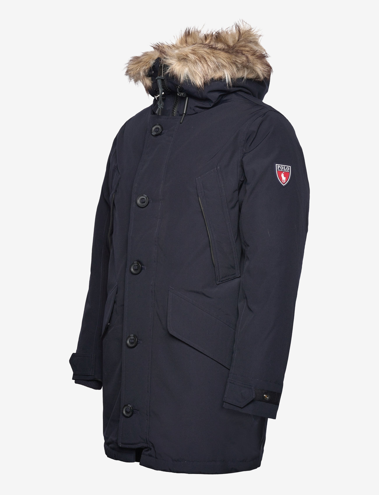 Hooded Coat Ralph Lauren Faux Fur Down Coat Polo Ralph Lauren Faux