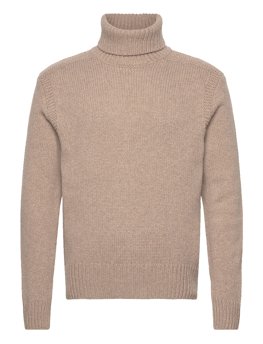 Polo Ralph Lauren - Wool-Cashmere Turtleneck Sweater - oak brown heather - 0