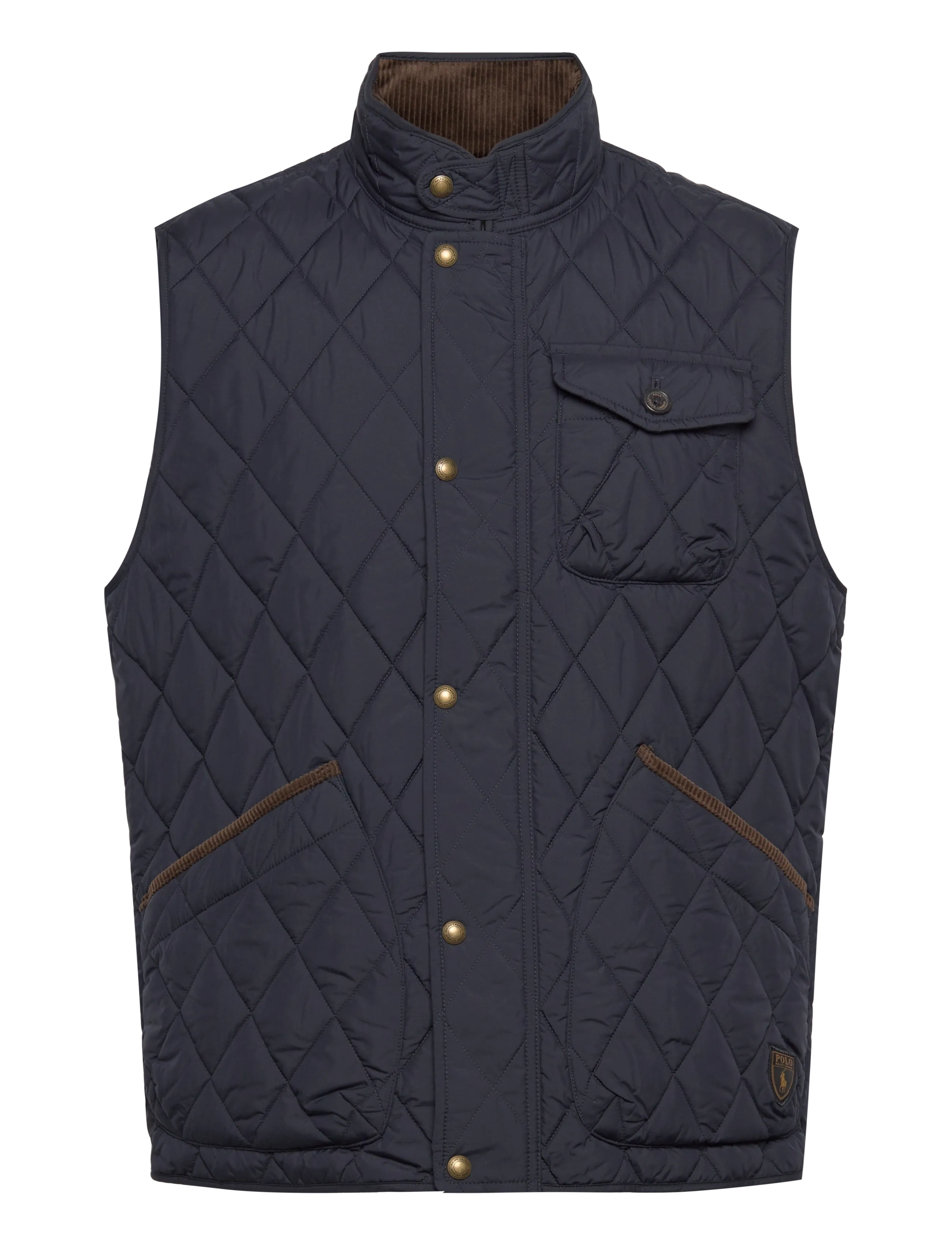 The Beaton Quilted Utility Vest - COLLEGE NAVY