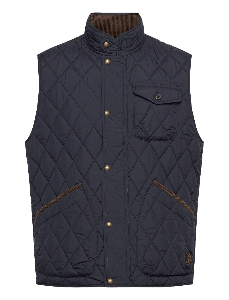 Polo Ralph Lauren - The Beaton Quilted Utility Vest - västar - college navy - 0