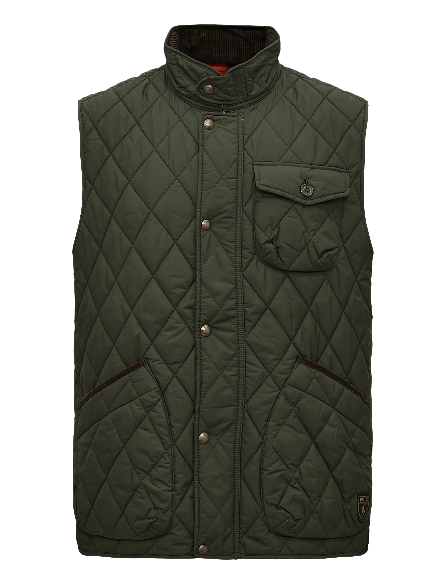 Polo Ralph Lauren - The Beaton Quilted Utility Vest - company olive - 1
