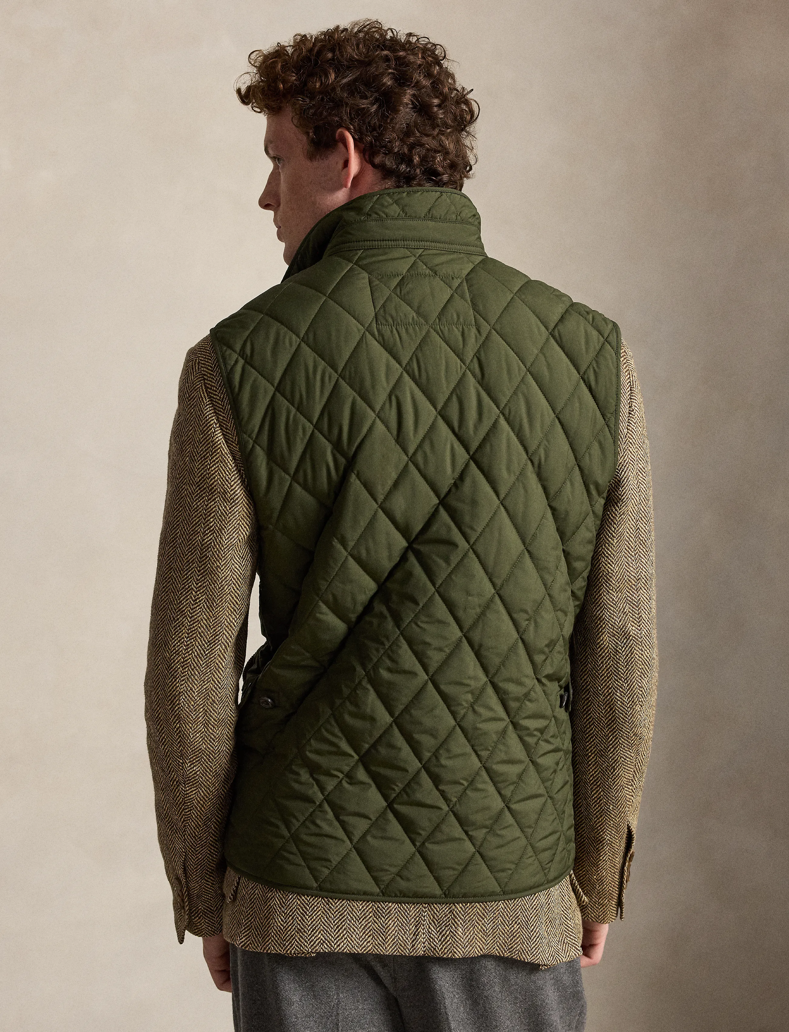 Polo Ralph Lauren - The Beaton Quilted Utility Vest - company olive - 3