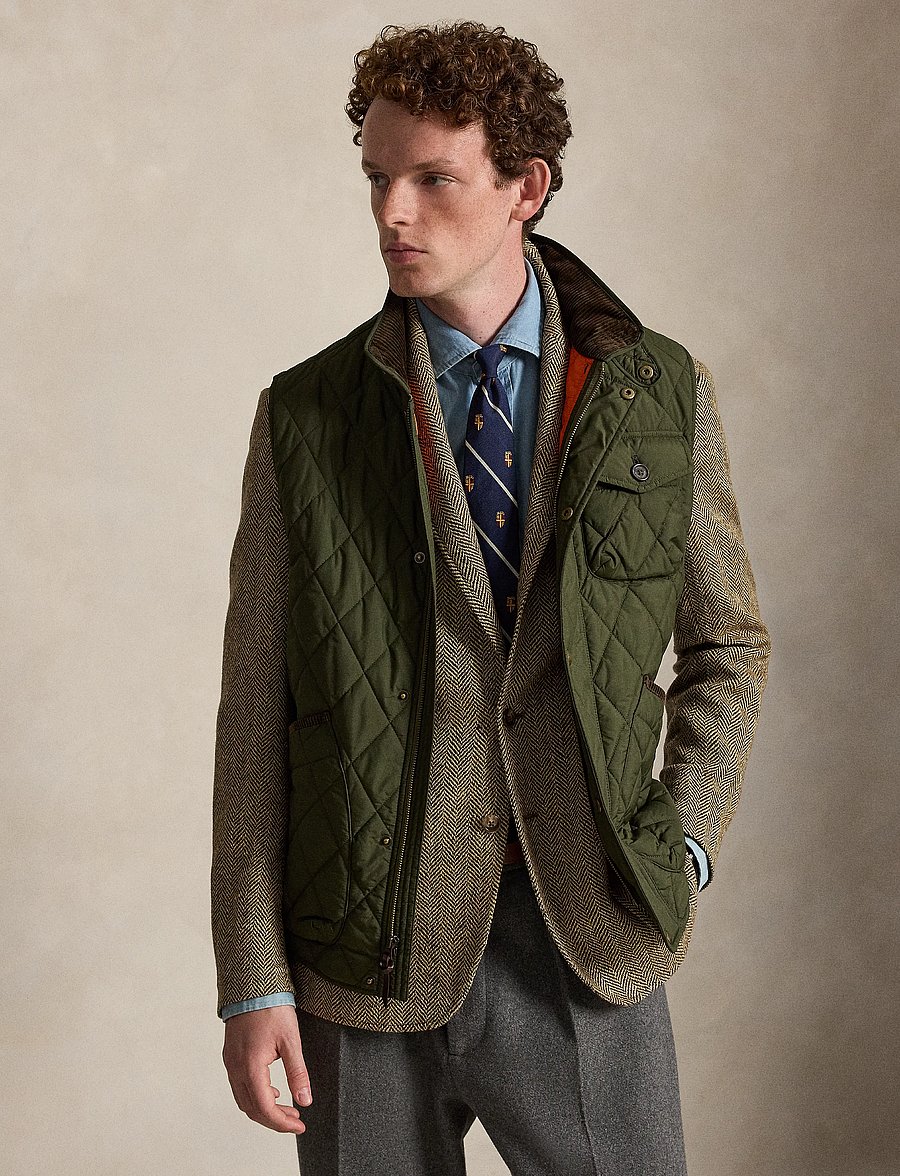 Polo Ralph Lauren - The Beaton Quilted Utility Vest - company olive - 5