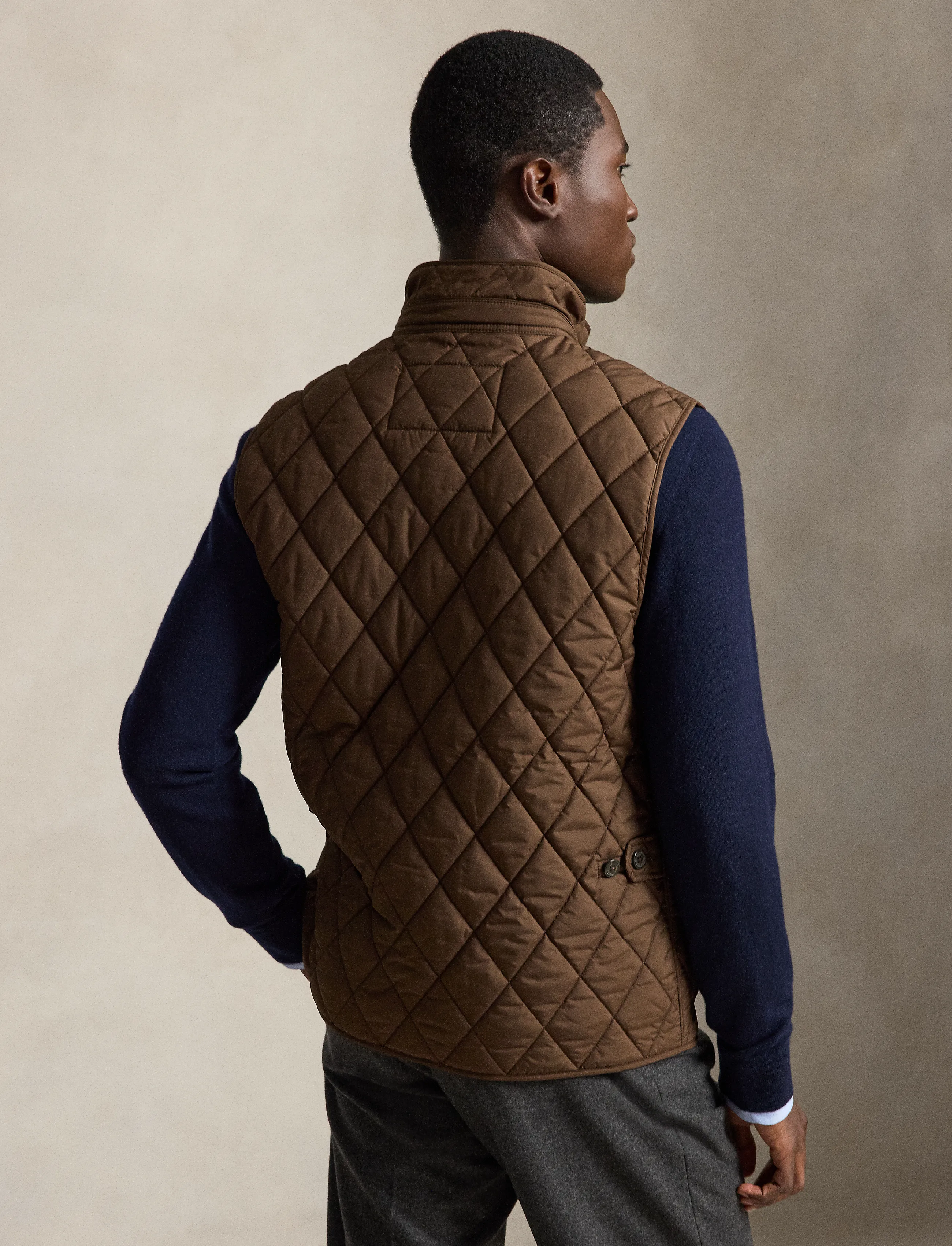 Polo Ralph Lauren - The Beaton Quilted Utility Vest - nach anlass kaufen - nutmeg brwn - 4