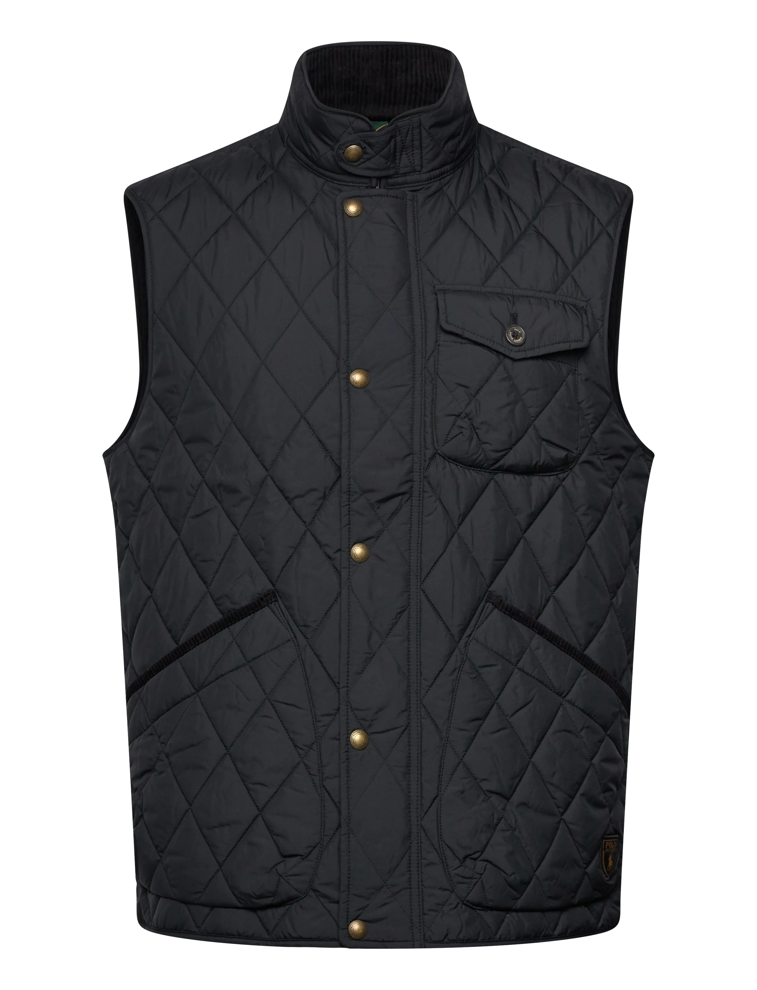 Polo Ralph Lauren The Beaton Quilted Utility Vest - Polo Ralph Lauren - POLO BLACK / black