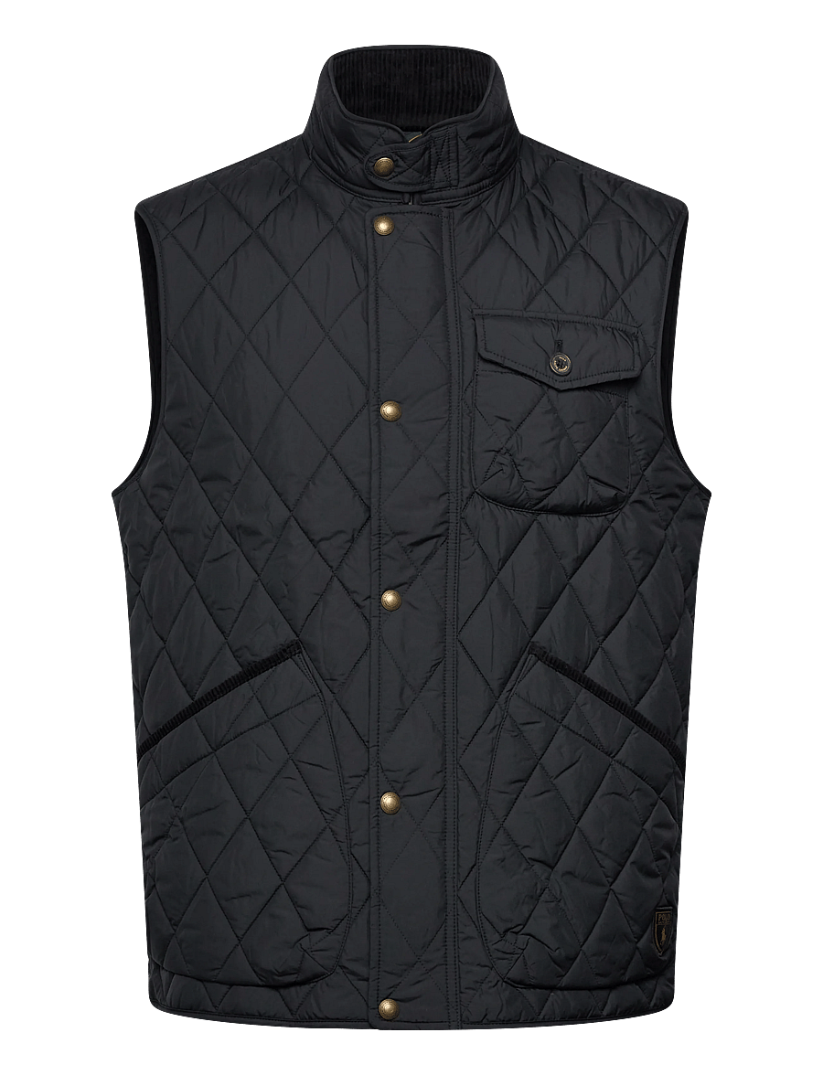 Polo Ralph Lauren - The Beaton Quilted Utility Vest - polo black - 0