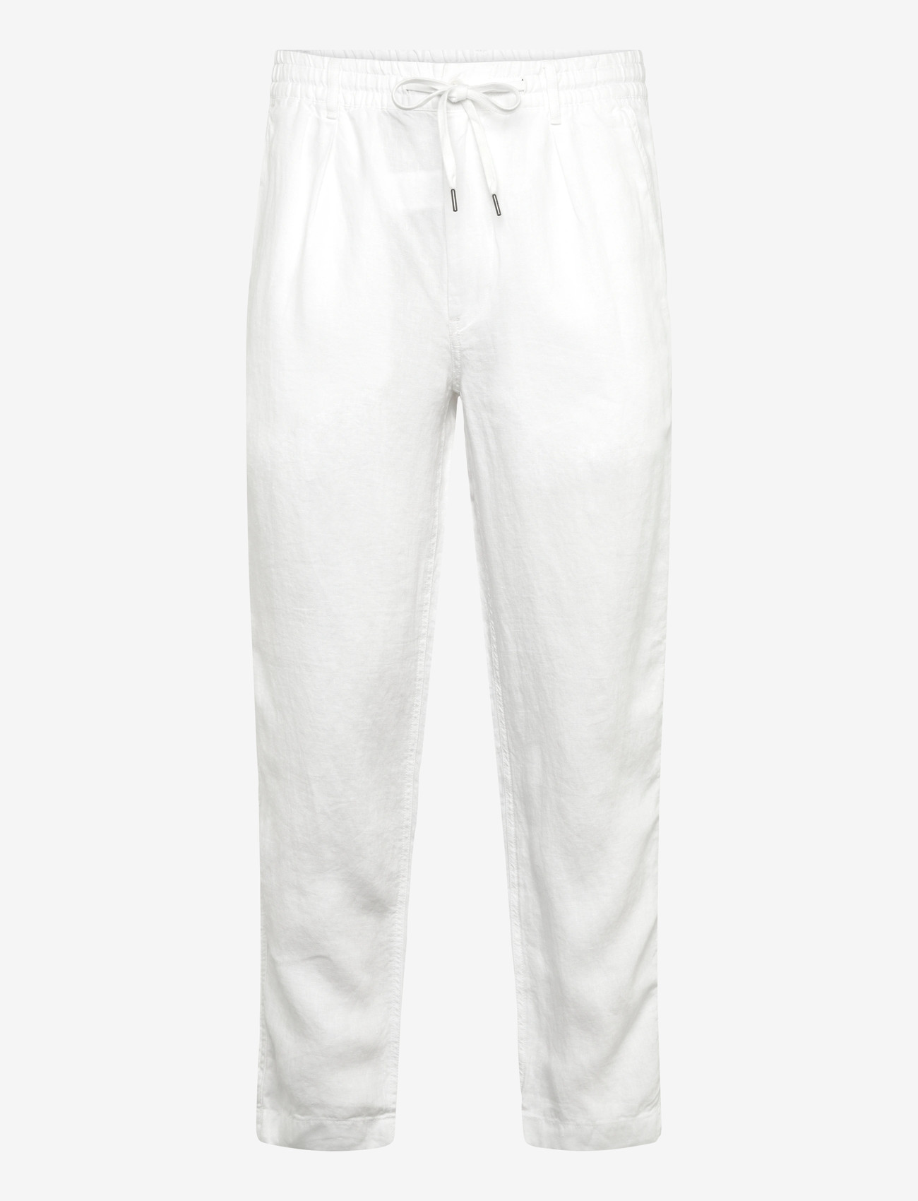 Polo Ralph Lauren - Lateef Slim Tapered Fit Linen Pant - lininės kelnės - ceramic white - 1
