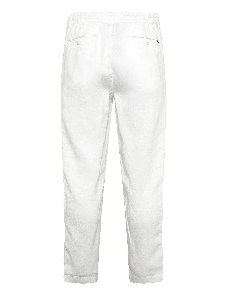 Polo Ralph Lauren - Lateef Slim Tapered Fit Linen Pant - linased püksid - ceramic white - 2