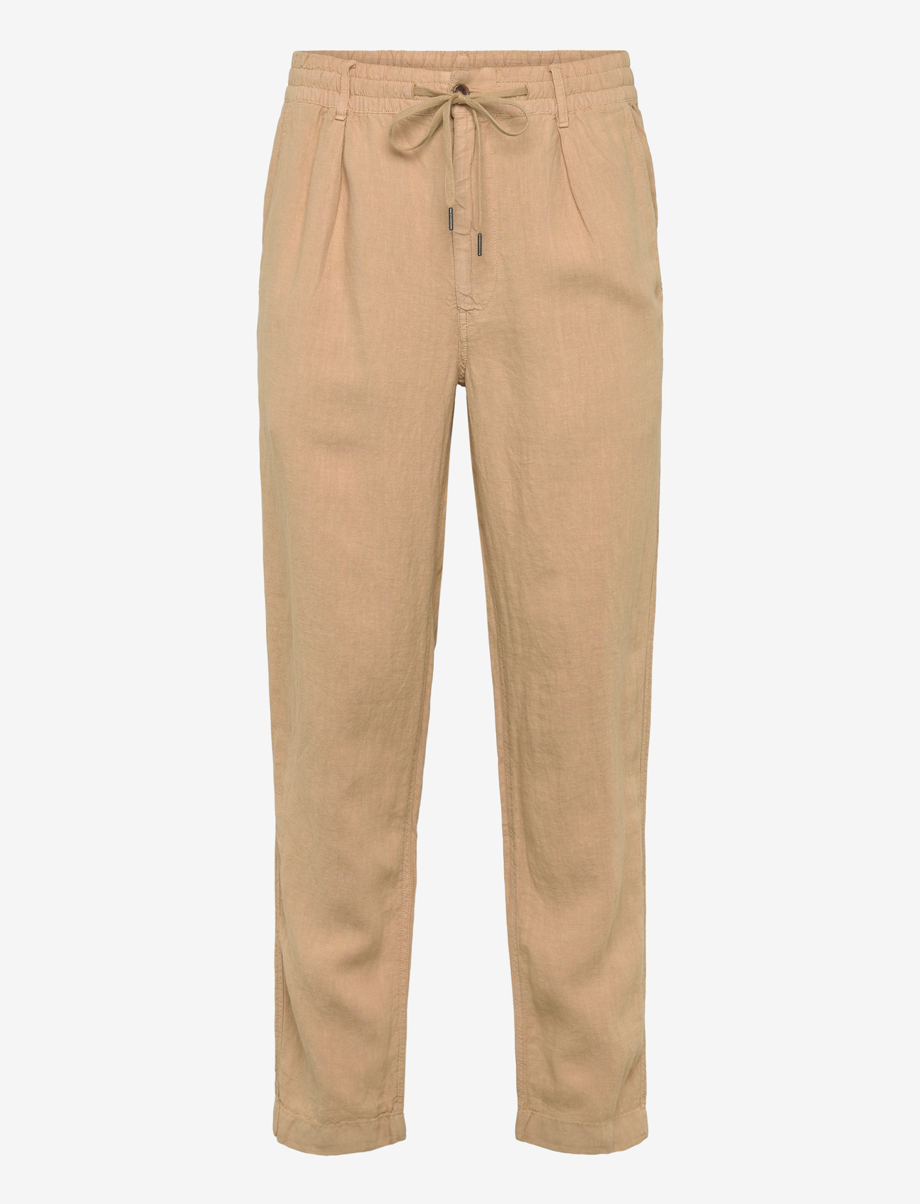 Polo Ralph Lauren - Lateef Slim Tapered Fit Linen Pant - lininės kelnės - classic khaki - 1