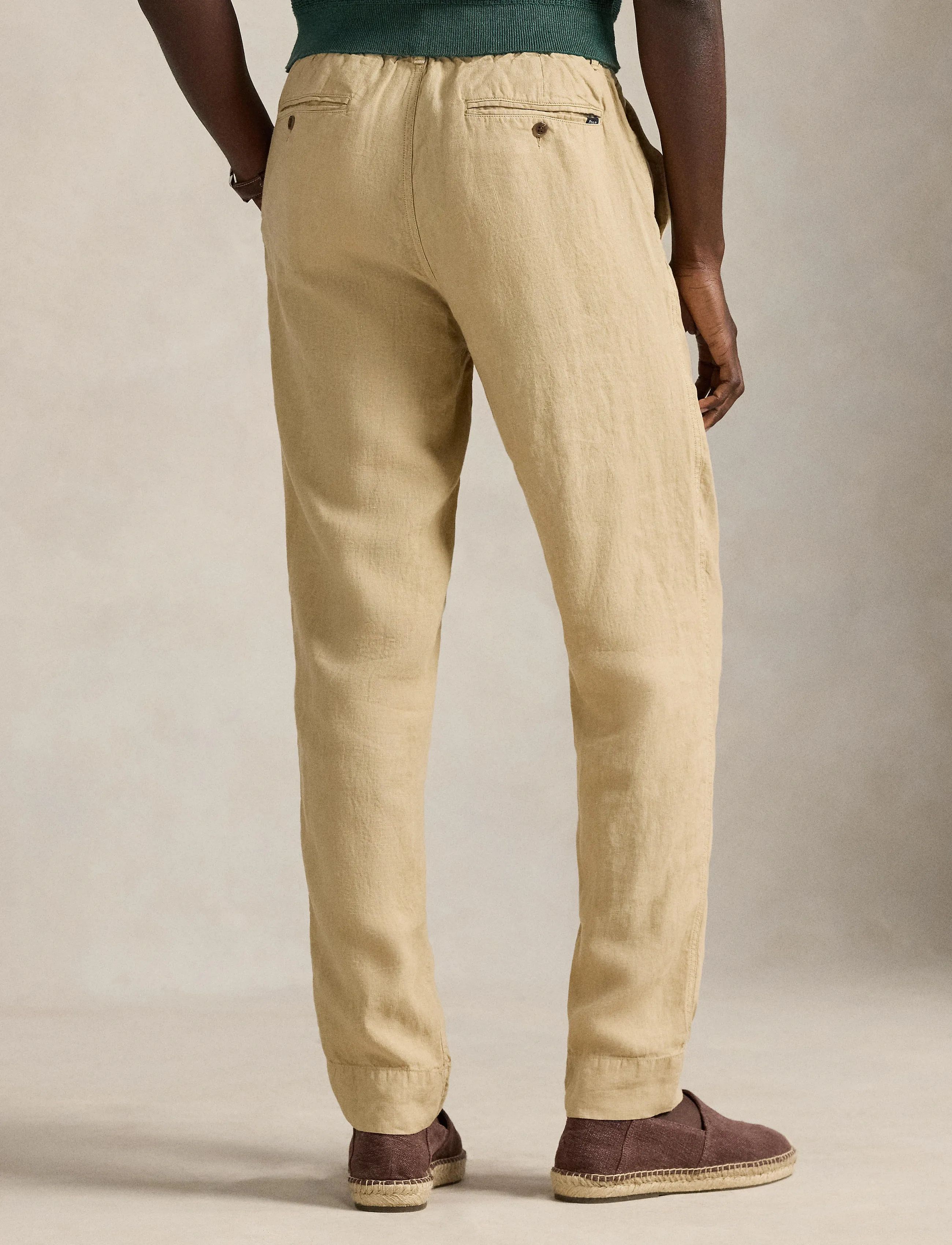 Polo Ralph Lauren - Lateef Slim Tapered Fit Linen Pant - shoppa efter tillfälle - classic khaki - 5