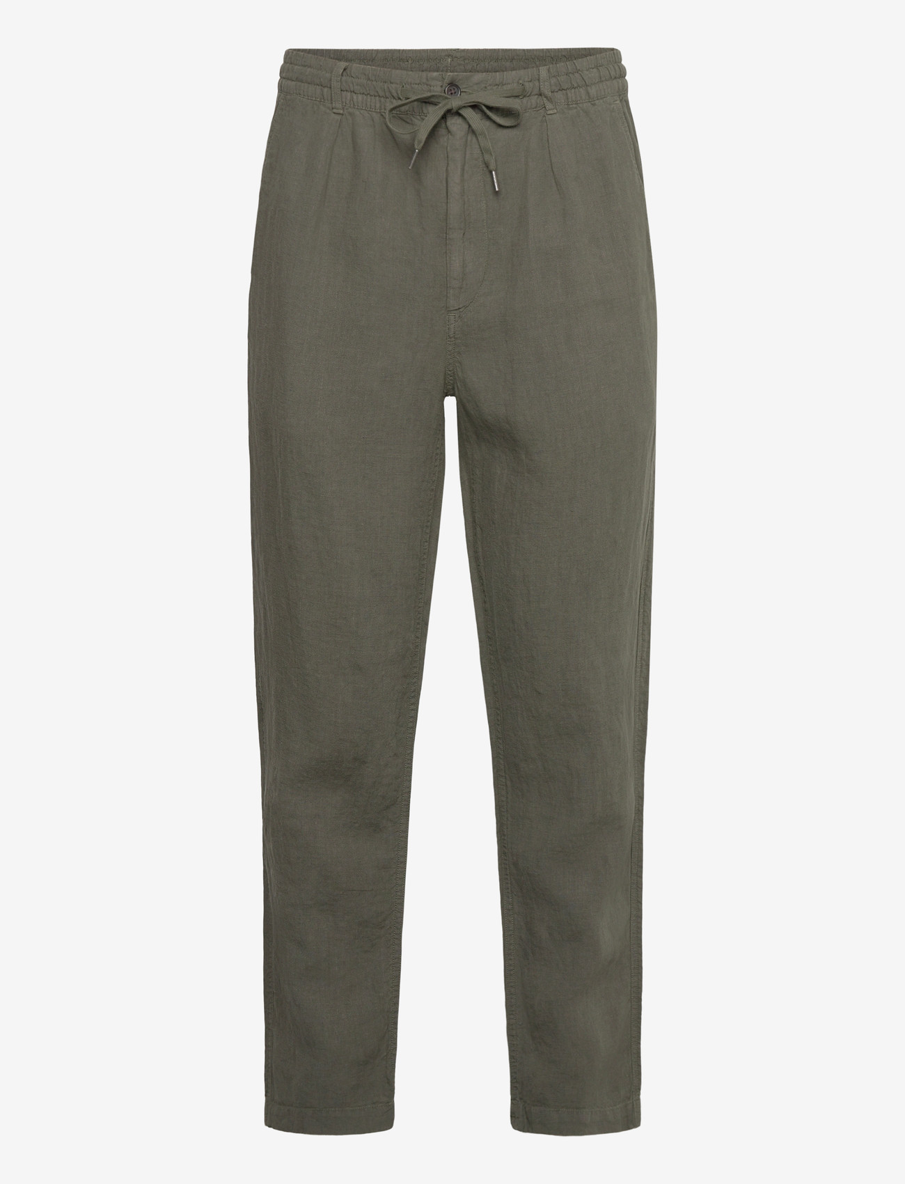 Polo Ralph Lauren - Lateef Slim Tapered Fit Linen Pant - hørbukser - new olive - 0