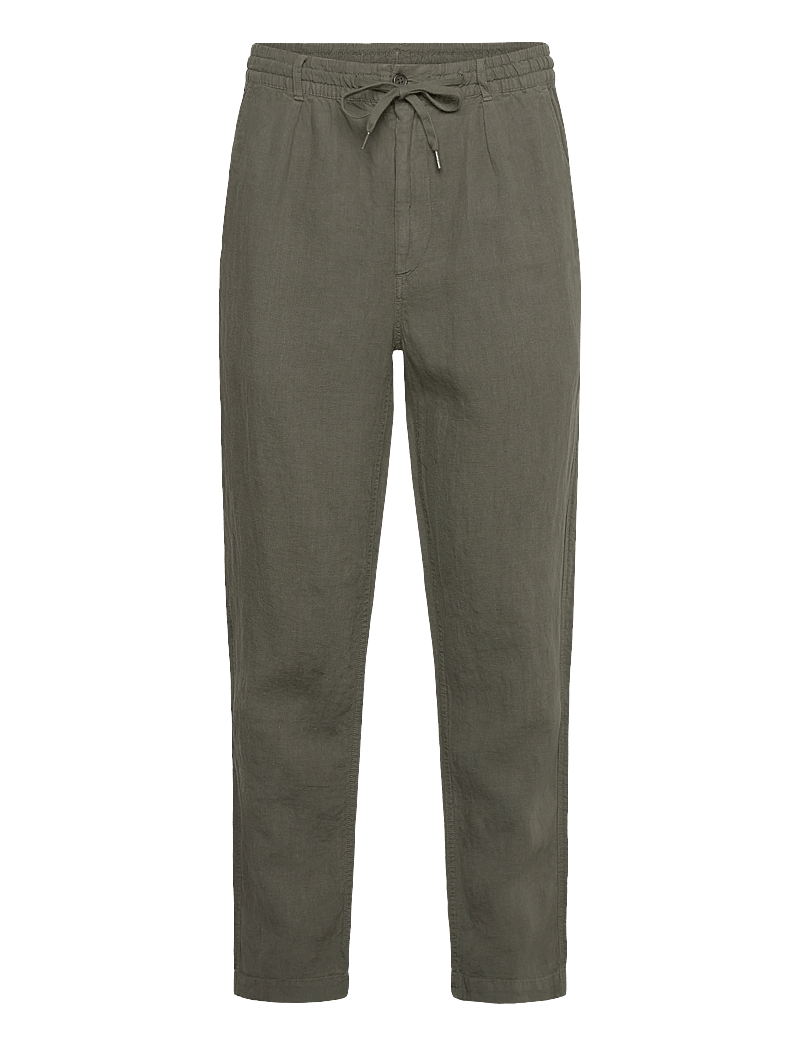 Polo Ralph Lauren - Lateef Slim Tapered Fit Linen Pant - hørbukser - new olive - 0