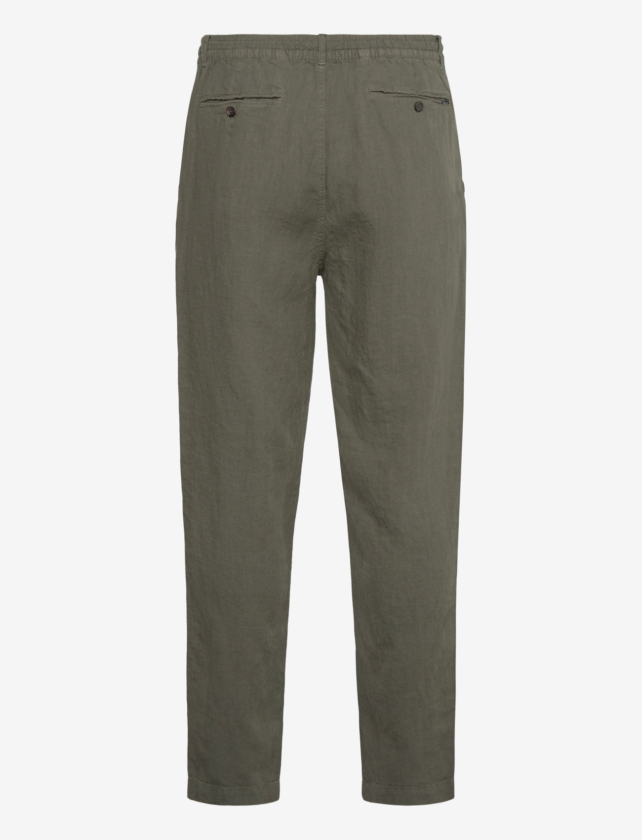Polo Ralph Lauren - Lateef Slim Tapered Fit Linen Pant - hørbukser - new olive - 1