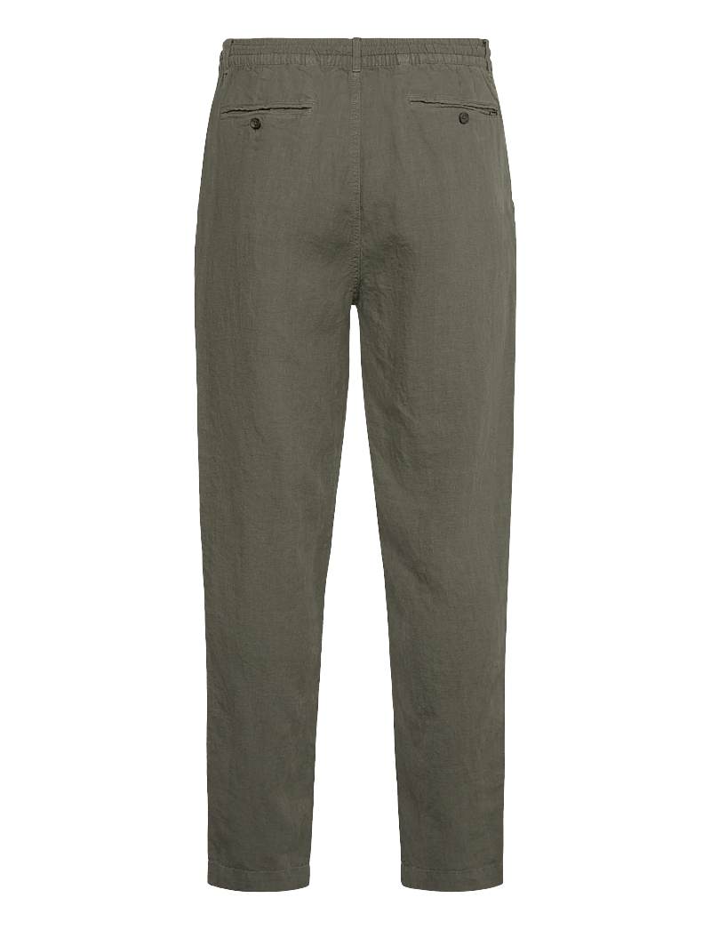 Polo Ralph Lauren - Lateef Slim Tapered Fit Linen Pant - hørbukser - new olive - 1