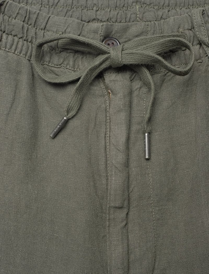 Polo Ralph Lauren - Lateef Slim Tapered Fit Linen Pant - hørbukser - new olive - 3