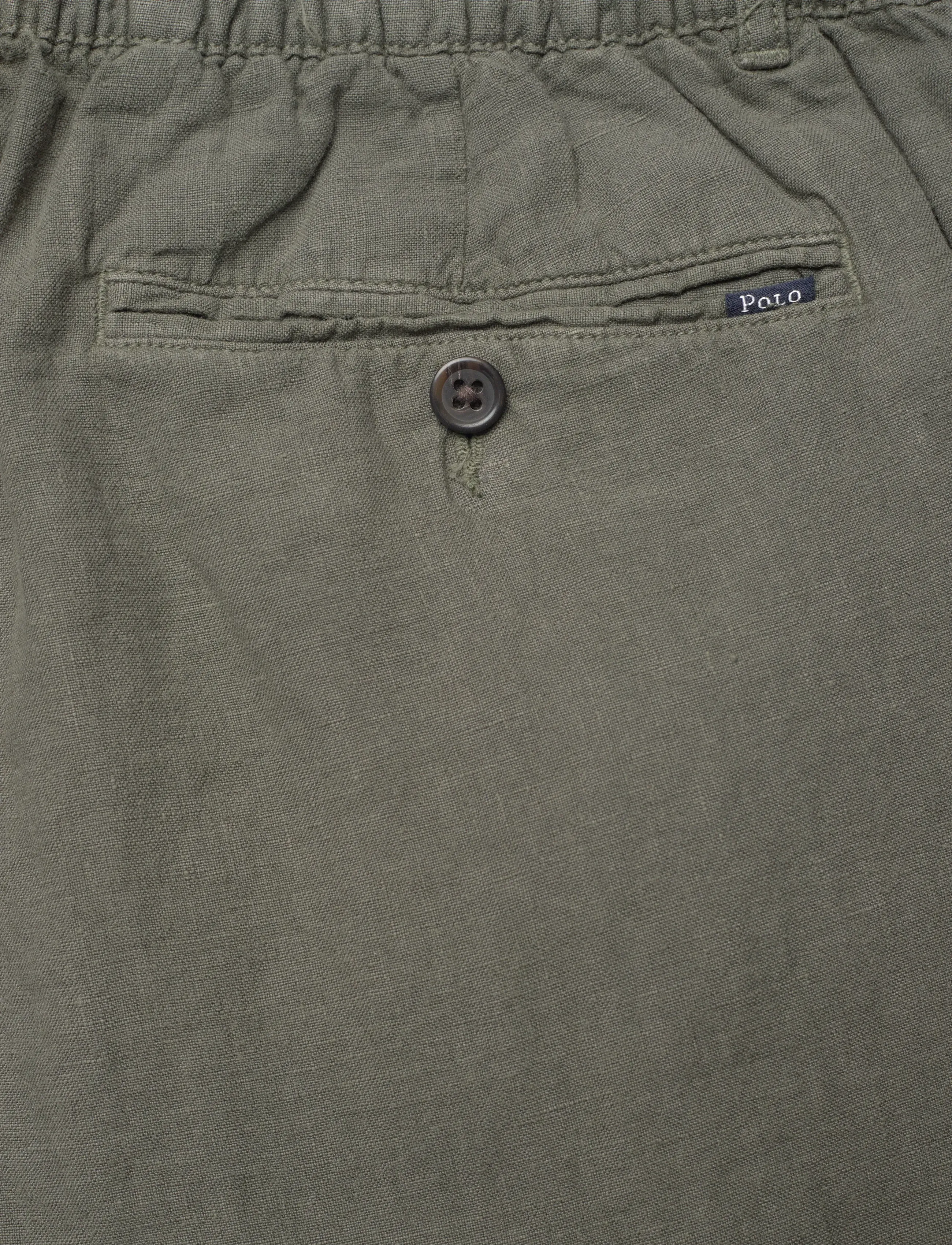 Polo Ralph Lauren - Lateef Slim Tapered Fit Linen Pant - leinenhosen - new olive - 4