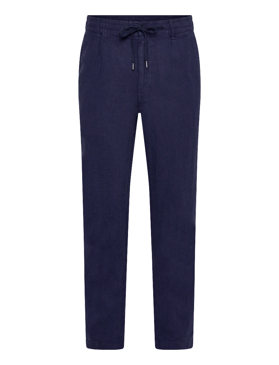 Polo Ralph Lauren - Lateef Slim Tapered Fit Linen Pant - leinenhosen - newport navy - 1