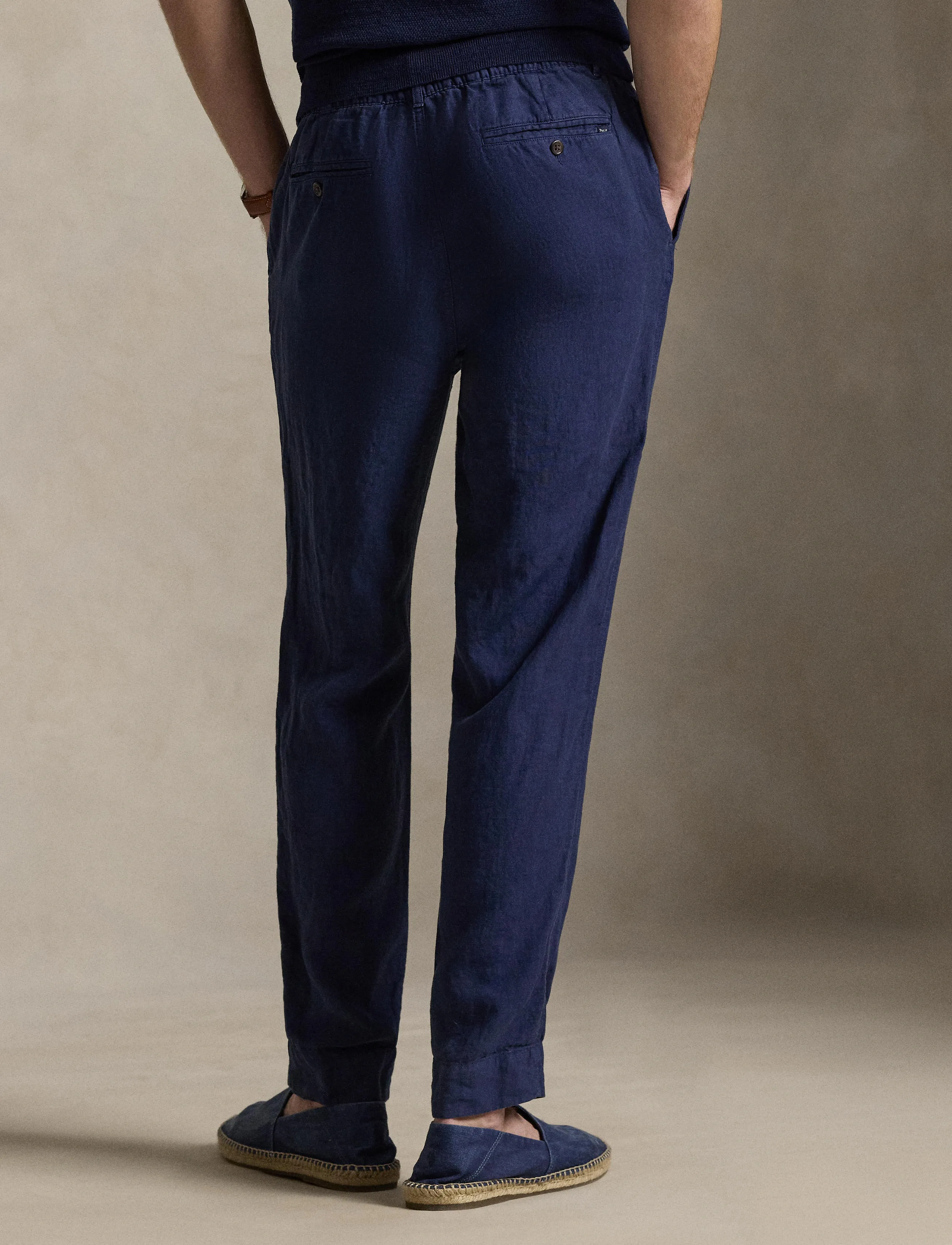 Polo Ralph Lauren - Lateef Slim Tapered Fit Linen Pant - leinenhosen - newport navy - 5