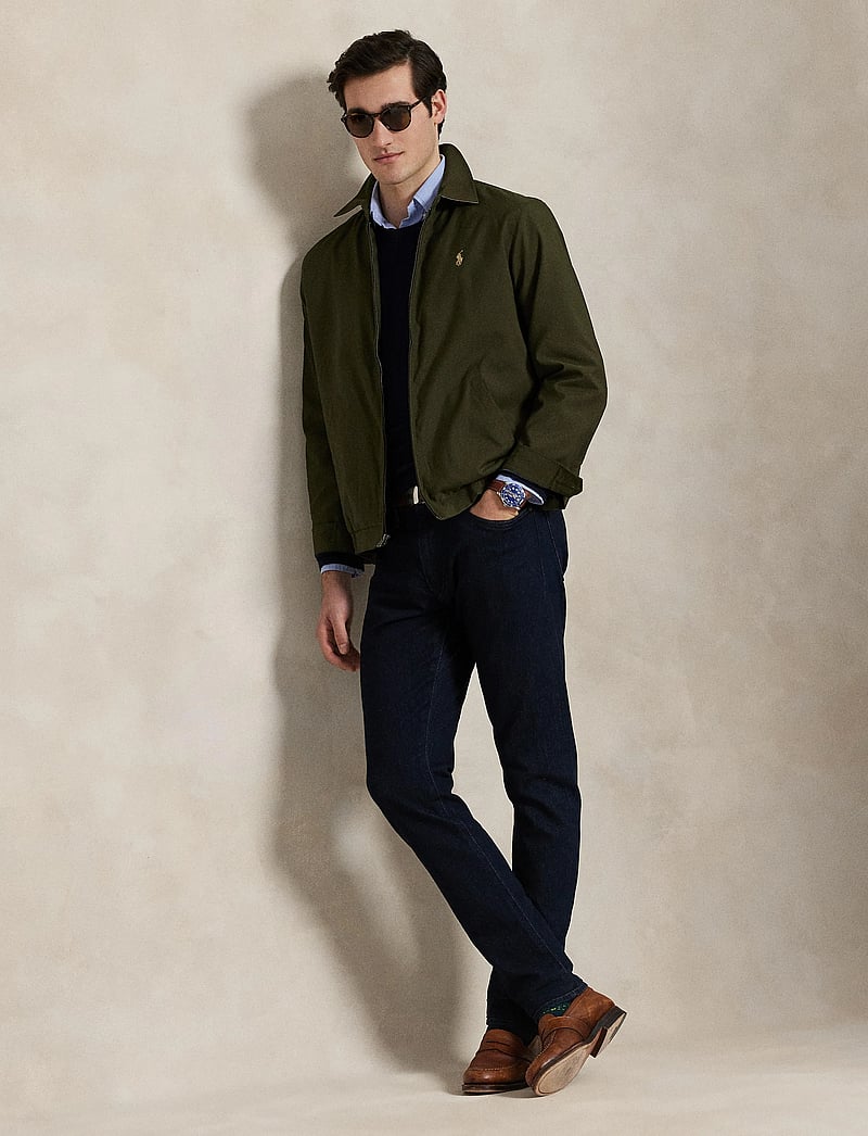 Polo Ralph Lauren - Twill Bi-Swing Jacket - light jackets - company olive - 0