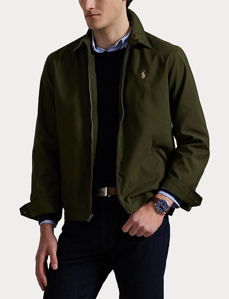 Polo Ralph Lauren - Twill Bi-Swing Jacket - light jackets - company olive - 5