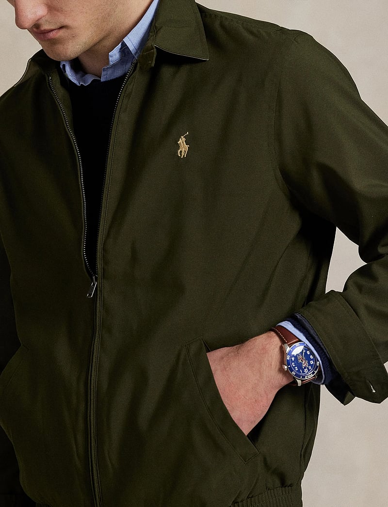 Polo Ralph Lauren - 75D POLYESTER TWILL-LND-WDB - vårjakker - company olive - 4